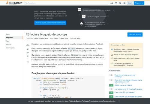 
                            5. FB.login e bloqueio de pop-ups - Stack Overflow em Português