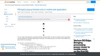 
                            9. FB.login() popup blocked only in mobile web application - Stack ...