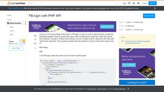 
                            10. FB.login with PHP API - Stack Overflow