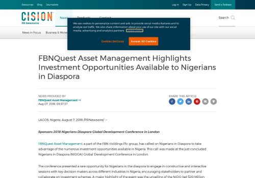 
                            13. FBNQuest Asset Management Highlights Investment Opportunities ...