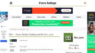 
                            12. FBS - Detailed information about FBS Markets Inc. on Forex-Ratings.com