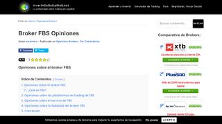 
                            6. FBS Opiniones - ¿Es FBS un broker fiable? - Análisis a Fondo