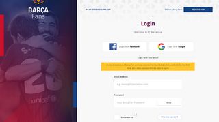 
                            12. FC Barcelona - Login