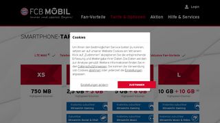 
                            8. FC Bayern Mobil Tarife für ihr Smartphone | FCB Mobil