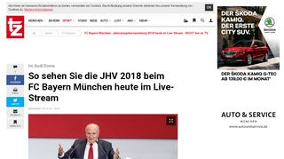 
                            6. FC Bayern München: Jahreshauptversammlung 2018 heute im Live ...