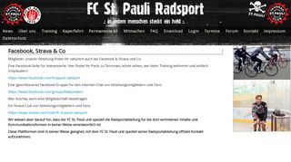 
                            8. FC St. Pauli Radsport - Facebook, Strava & Co