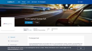 
                            7. FCA Capital Suisse SA - 5 Stellenangebote auf jobs.ch