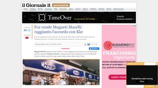 
                            13. Fca vende Magneti Marelli: raggiunto l'accordo con Kkr - Il Giornale