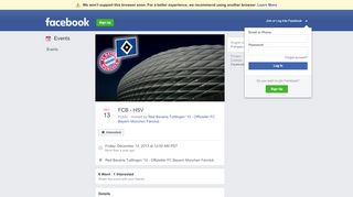 
                            2. FCB - HSV - Facebook