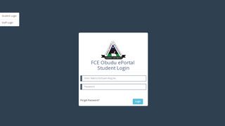 
                            11. FCE Obudu ePortal | Login