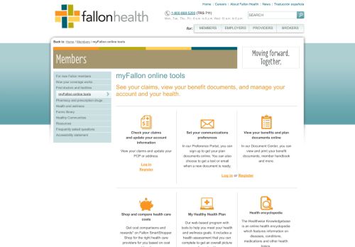 
                            11. FCHP - myFallon online tools - Fallon Community Health Plan