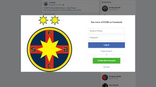 
                            7. FCSB - FCSB Ticketing: Bilete Steaua – Astra Ploiesti... | Facebook