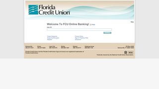 
                            1. FCU Online Banking! - Florida Credit Union