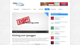 
                            10. FDating.com opzeggen - Februari 2019 - NIEUW!