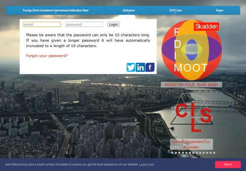 
                            2. FDI Moot - College Login