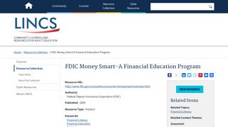 
                            8. FDIC Money Smart-A Financial Education Program | Adult Education ...
