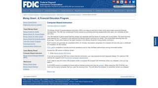 
                            2. FDIC: Money Smart - Computer-Based Instruction