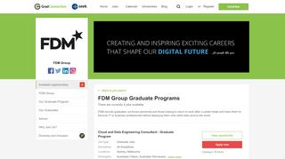 
                            10. FDM Group employment opportunities (3 available now!)