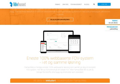 
                            2. FDVhuset - leverandør av FDV systemer | FamacWeb
