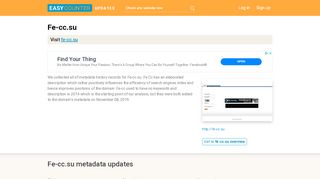
                            8. Fe Cc (Fe-cc.su) - Ferum-Shop.net | Login - Easycounter