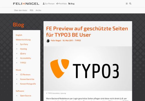 
                            11. FE Preview auf geschützte Seiten für TYPO3 BE User - Blog ...