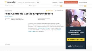 
                            11. Fead Centro de Gestão Empreendedora | Escavador