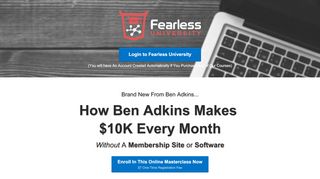 
                            9. Fearless University Login