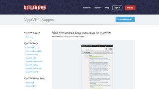 
                            1. FEAT VPN Android Setup for VyprVPN - Giganews