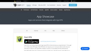 
                            7. Feat VPN - VyprVPN App Showcase | Golden Frog