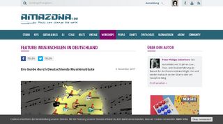 
                            11. Feature: Musikschulen in Deutschland - AMAZONA.de