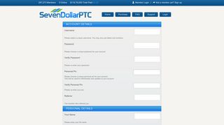 
                            3. Featured Ad - Seven Dollar PTC :: Register A Free Account