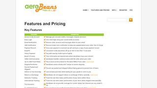 
                            12. Features and Pricing | Aerobeans Taobao Agent