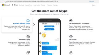 
                            5. Features | Find out what Skype can do for you | Skype