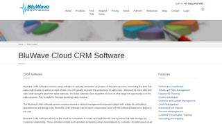 
                            4. Features of Sales & CRM Software | BluWave Software