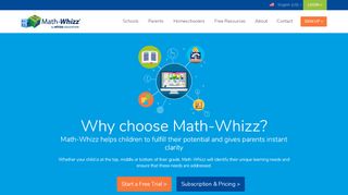 
                            12. Features of the online math tutoring program Math-Whizz - Maths Whizz
