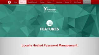 
                            13. Features - Pleasant Password Server - Pleasant Solutions