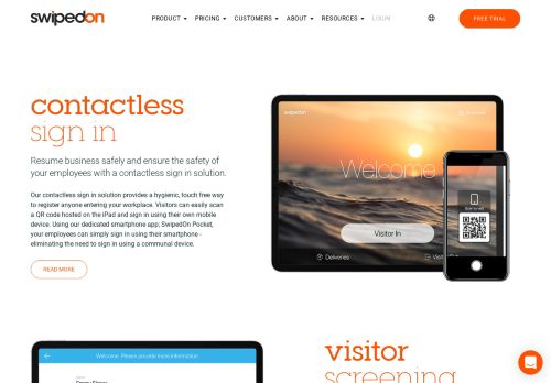 
                            8. Features | SwipedOn USA Visitor Sign In App System