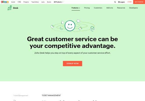 
                            9. Features | Zoho Desk