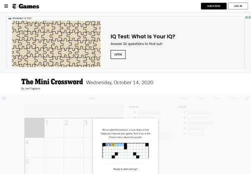 
                            3. February 24, 2019 Daily Mini Crossword Puzzle - The New York Times