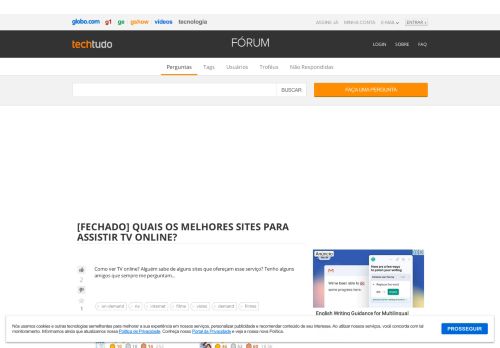 
                            12. [fechado] Quais os melhores sites para assistir TV online ...