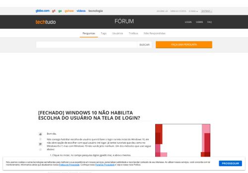 
                            9. [fechado] Windows 10 não habilita escolha do usuário na tela de ...