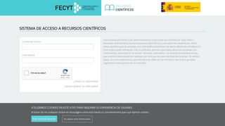 
                            6. FECYT - SISTEMA DE ACCESO A RECURSOS CIENTÍFICOS