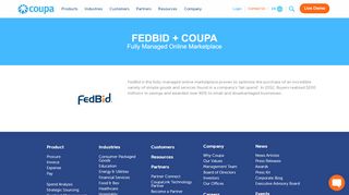 
                            12. FedBid + Coupa Partnership | Fully Managed Online Marketplace ...
