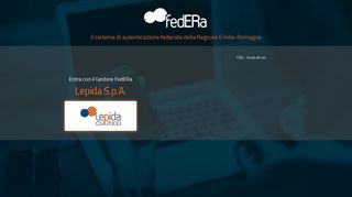 
                            5. FedERa - Login - Lepida spa