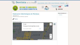 
                            8. Federacion Odontologica de Mendoza - Dentista en Tu Ciudad