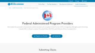 
                            5. Federal Administered Program Providers | Medavie Blue Cross