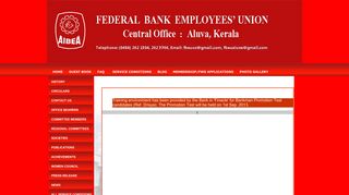 
                            7. Federal Bank Employees' Union
