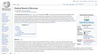 
                            8. Federal Board of Revenue (Pakistan) - Wikipedia