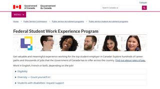 
                            13. Federal Student Work Experience Program - Canada.ca