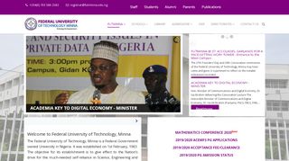 
                            6. Federal University of Technology, Minna | About FUTMinna